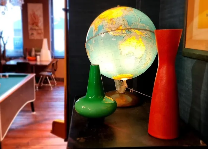 Logies La Chèvre Folle - Lodging&cooking In Style With Shared Kitchen Couette-café